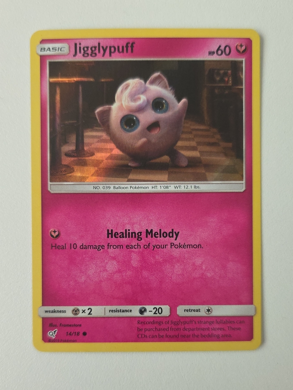 Pokemon Jigglypuff Card